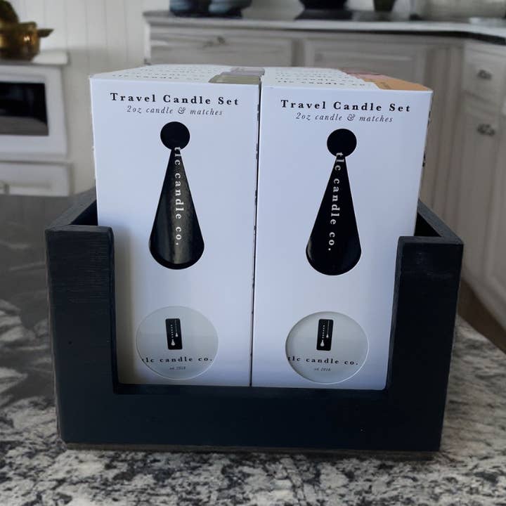 "Scent of Home" Travel Candle Set (12) for wholesale by TLC Candle Co.