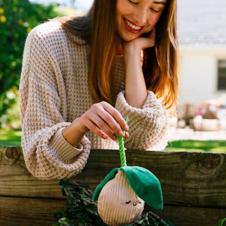 ZippyPaws - Wholesale Pet Toy - Dog - Crinkle Crops - Onion6