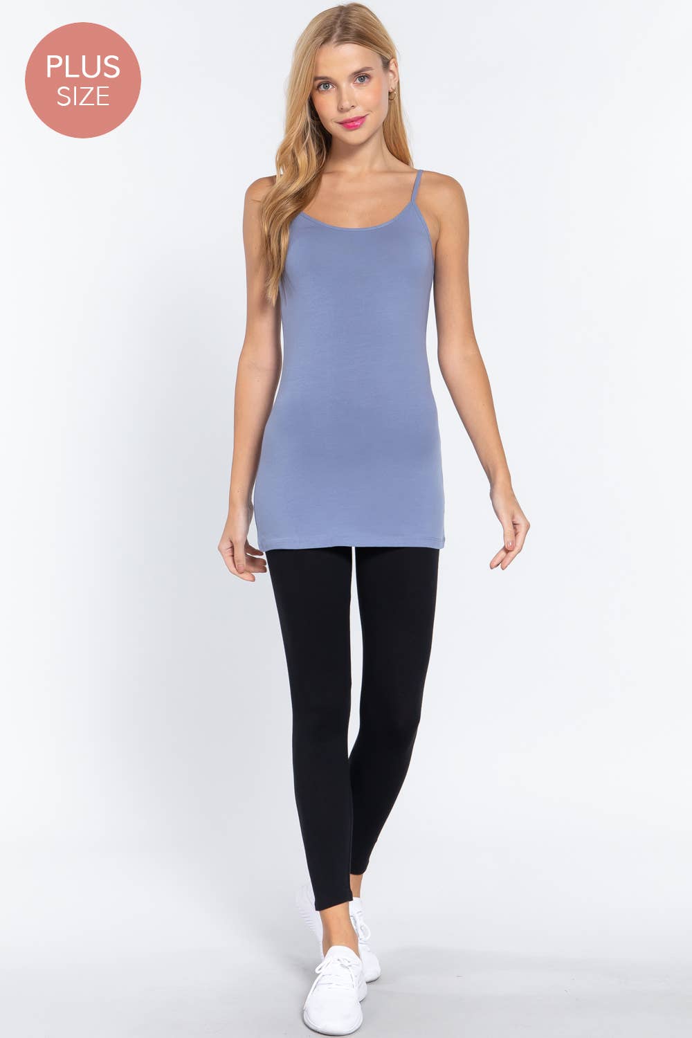 Vanilla Monkey - Vente Caraco – femme - Camisole basique à bretelles spaghetti réglables - 2XL1