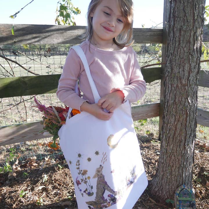 Remedy Designs – wholesale Bärkasse - Dam – Pressad blomma katt tygväska | present till kattälskare tygväska