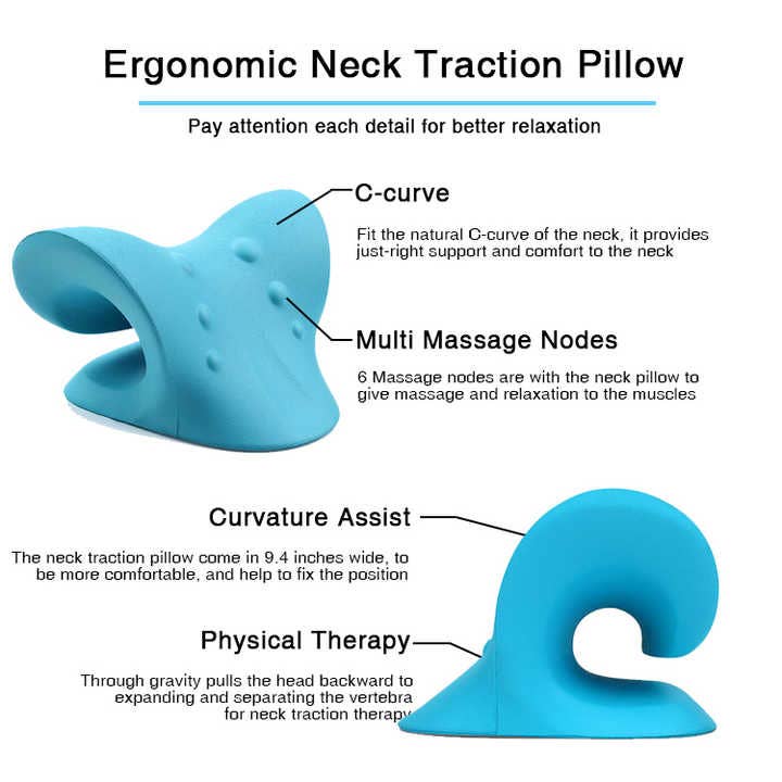 VIGOR - Wholesale Fitness Equipment - Natural Neck Stretcher Pain Relief Shoulder Stretcher Cervic