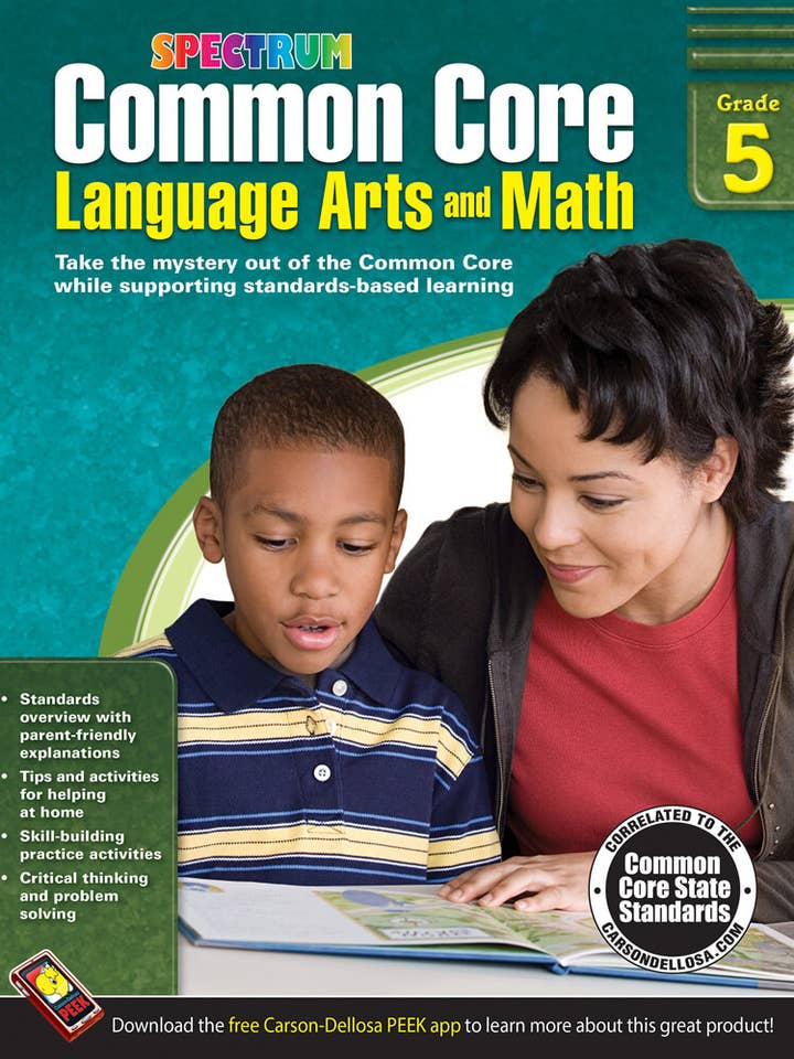 Common Core Language Arts and Math, Grade 5 for wholesale by Carson Dellosa Education
