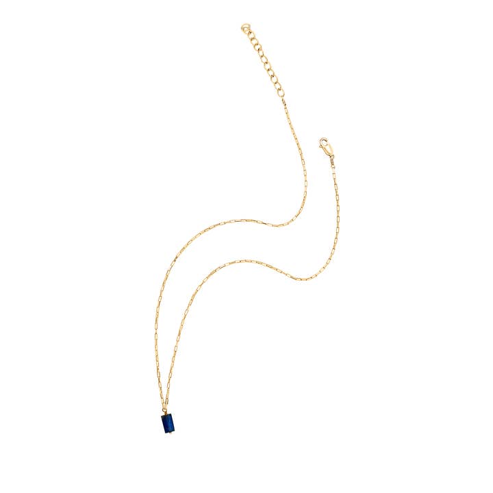 Anna Janelle Jewelry – wholesale Pendant/charm necklace – Nightingale Necklace - Blue Kyanite3