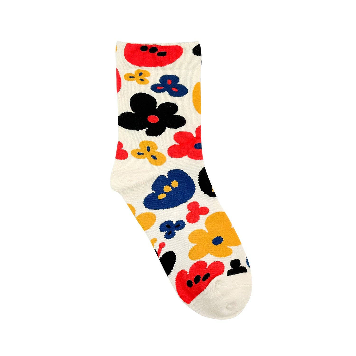 7DAYSSOCKS – wholesale Socks – Women's – Women's Crew Flower Fleur Socks0