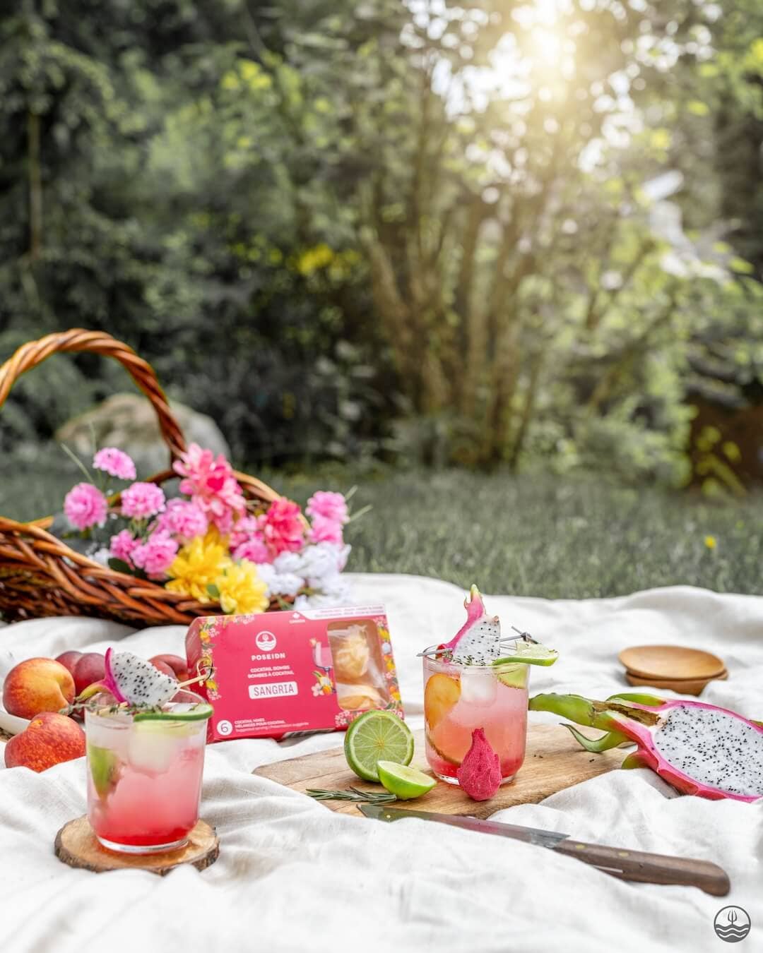 Poseidn - Drink Bombs - Wholesale Cocktail Mix/Syrup - Dragon fruit, Peach & Cherry blossom4