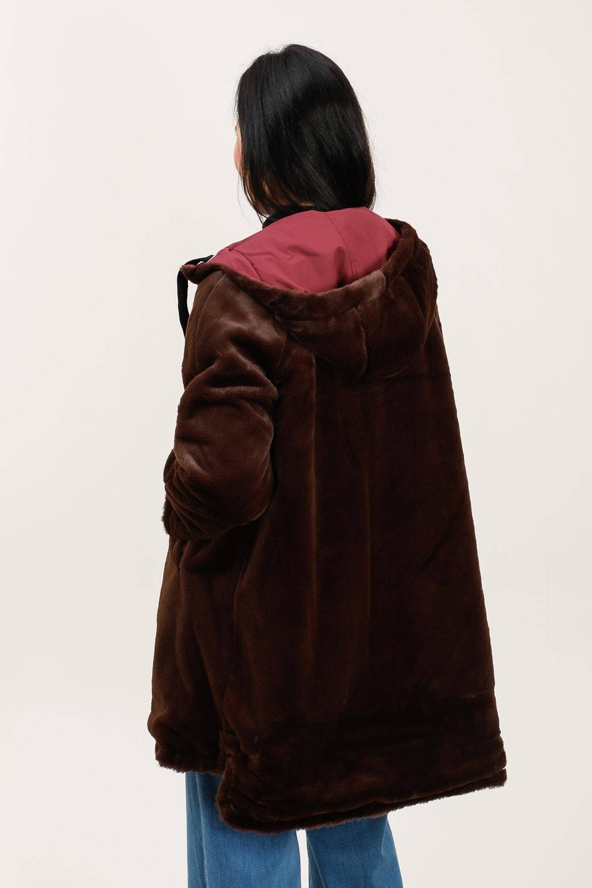 Attrait Paris - Wholesale Parka - Women's - Long hooded parka, reversible fur (Copy)14