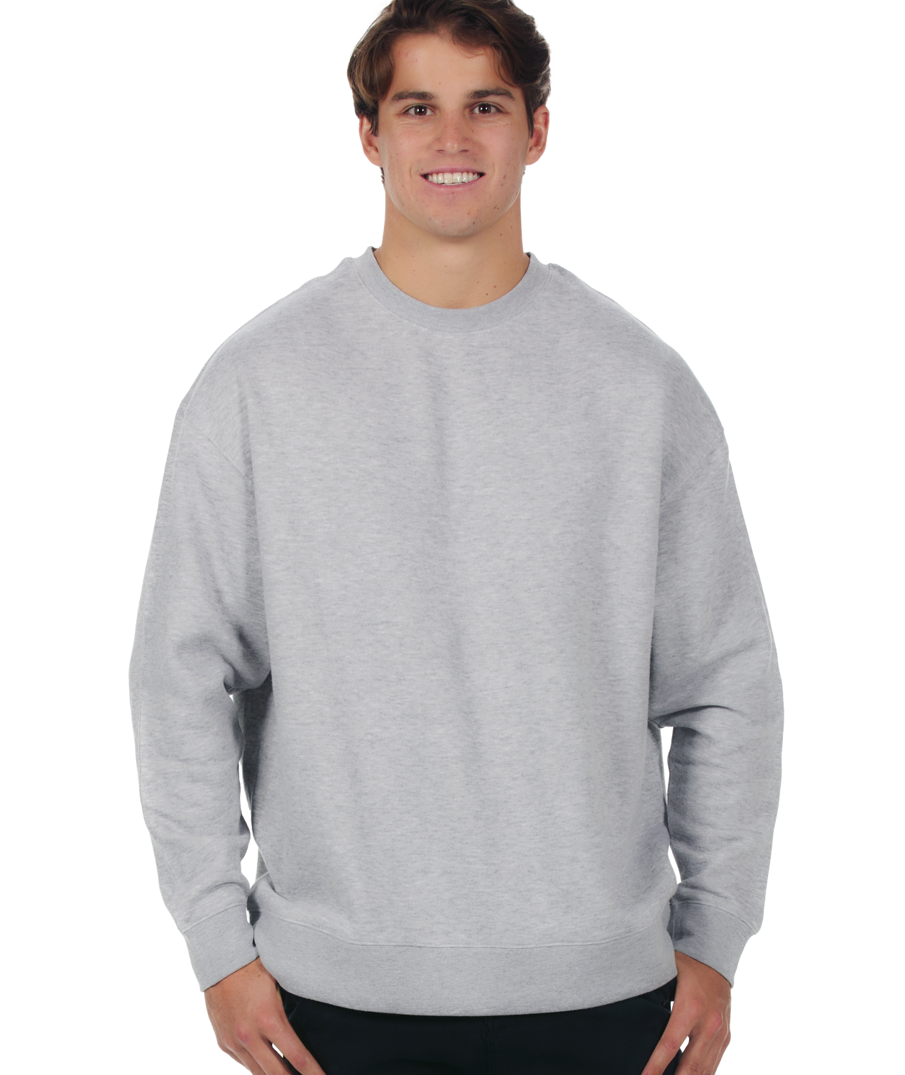 U.S. Apparel – wholesale Sweatshirt – Unisex – Unisex Snuggly Fleece Crew Neck Pullover50