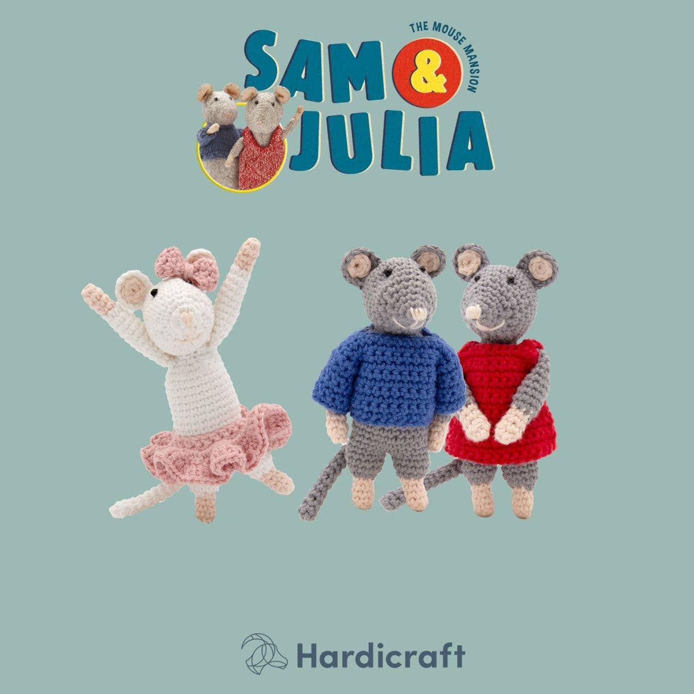 Hardicraft USA - Wholesale DIY Craft Kit - DIY Crochet Kit - Sam Mouse1