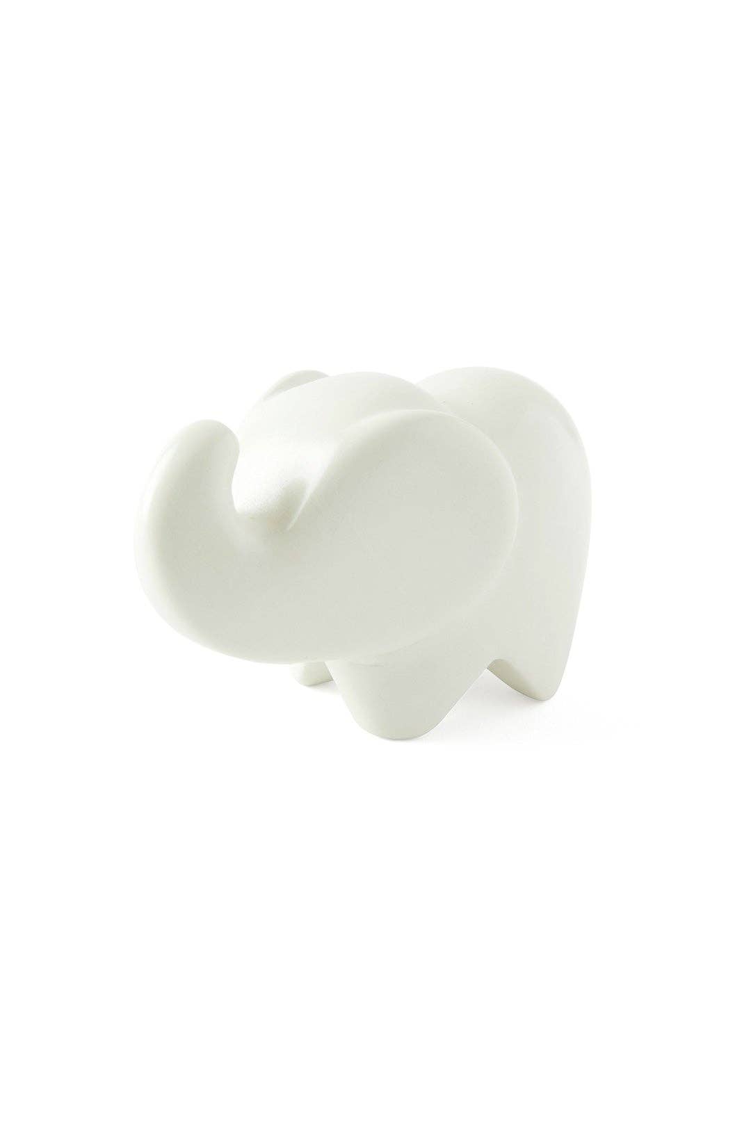 Swahili | AFRICAN MODERN - Wholesale Sculpture - Small Natural Soapstone Cherub Elephant1