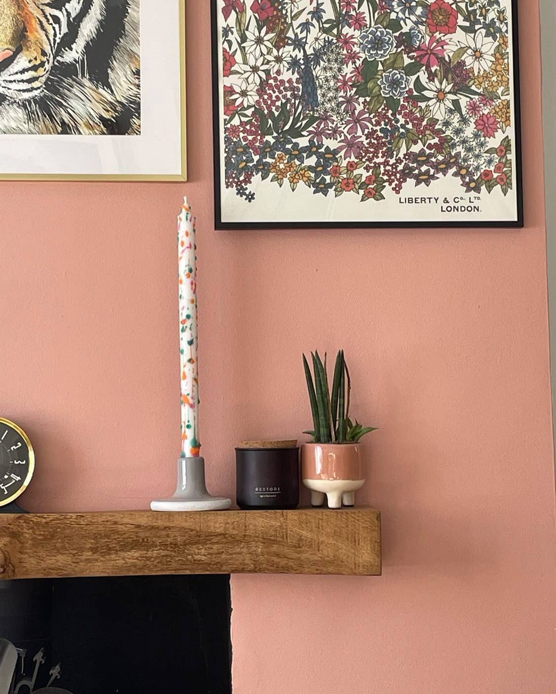 Cornish Glow - Wholesale Tapered Candle/Candlestick - Tall dinner candle - multi coloured0