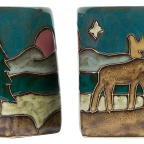 Mara Stoneware Moose Square Mug for wholesale by Galleyware
