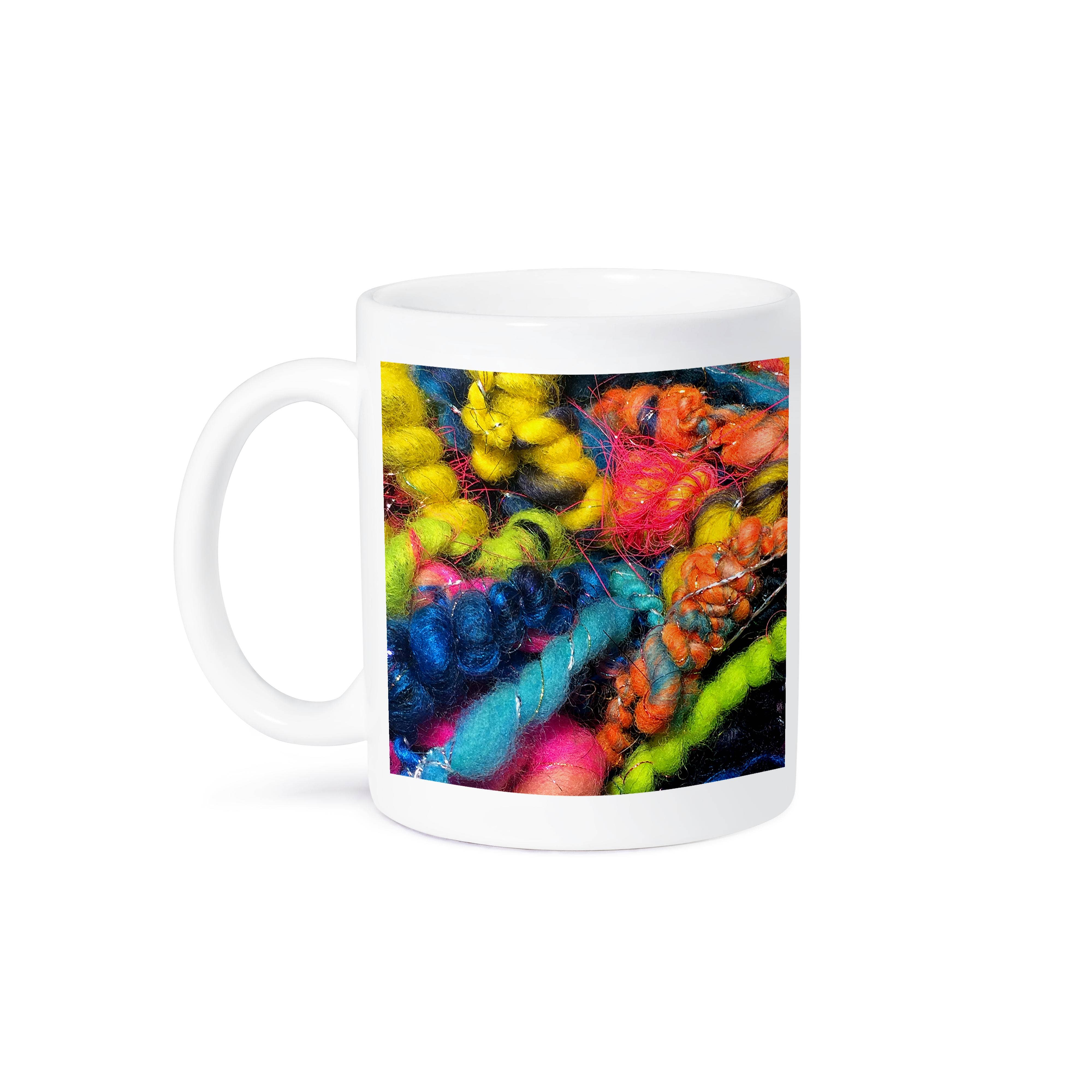 3dRose - Wholesale Coffee Mug - 3dRose, Neon Sparkle Super Bulky Yarn, Mug8