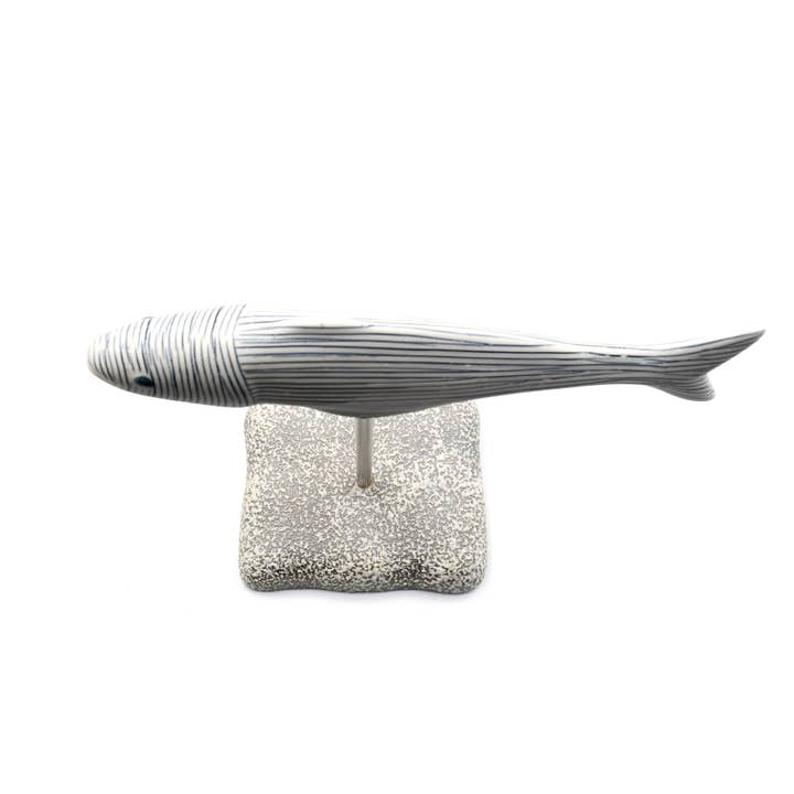 Art Floral Trading LLC – Objeto de mesa decorativo por atacado – D040W27 ADRIANS S-Peixe Escultura Ornamental em Porcelana Cerâmica4