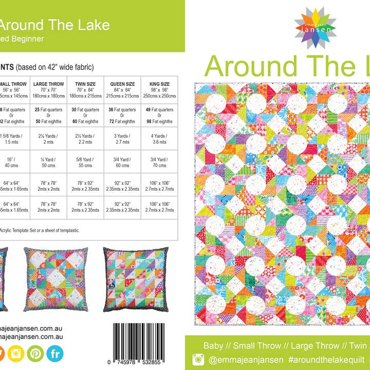 emma jean jansen - Wholesale Craft Tool - • Wholesale - Around The Lake Quilt Pattern1