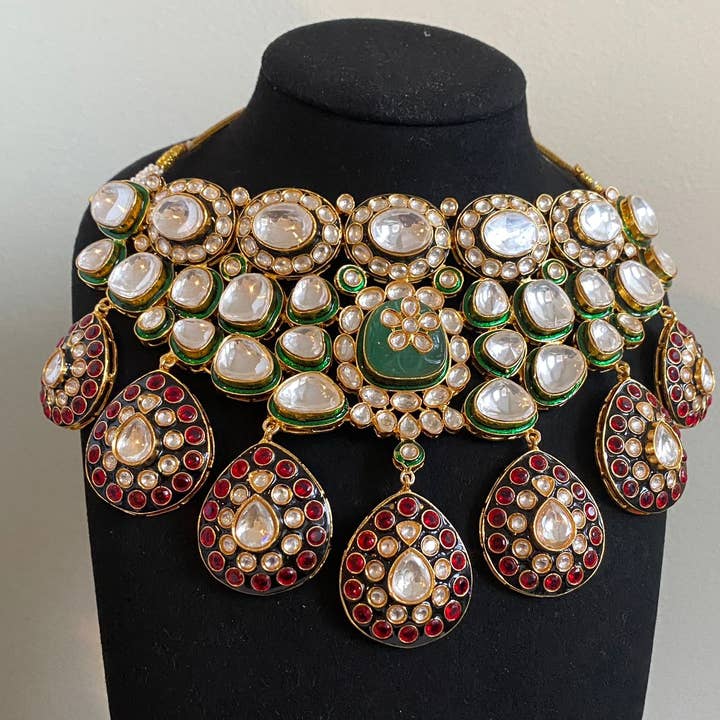 Rajvanshi Regal Halsbandset för wholesale av Vinnis Jewelry