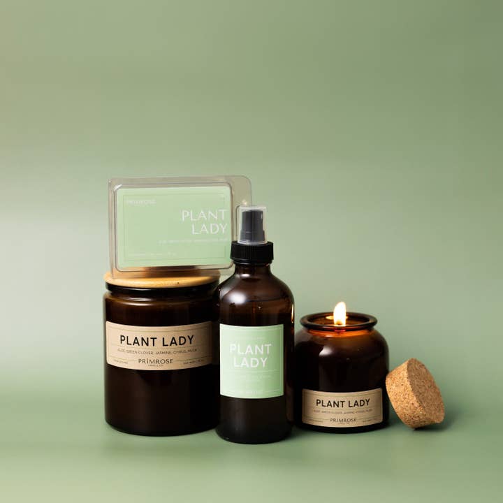 Primrose Candle Company - Wholesale Jar/Filled Candle - PLANT LADY1