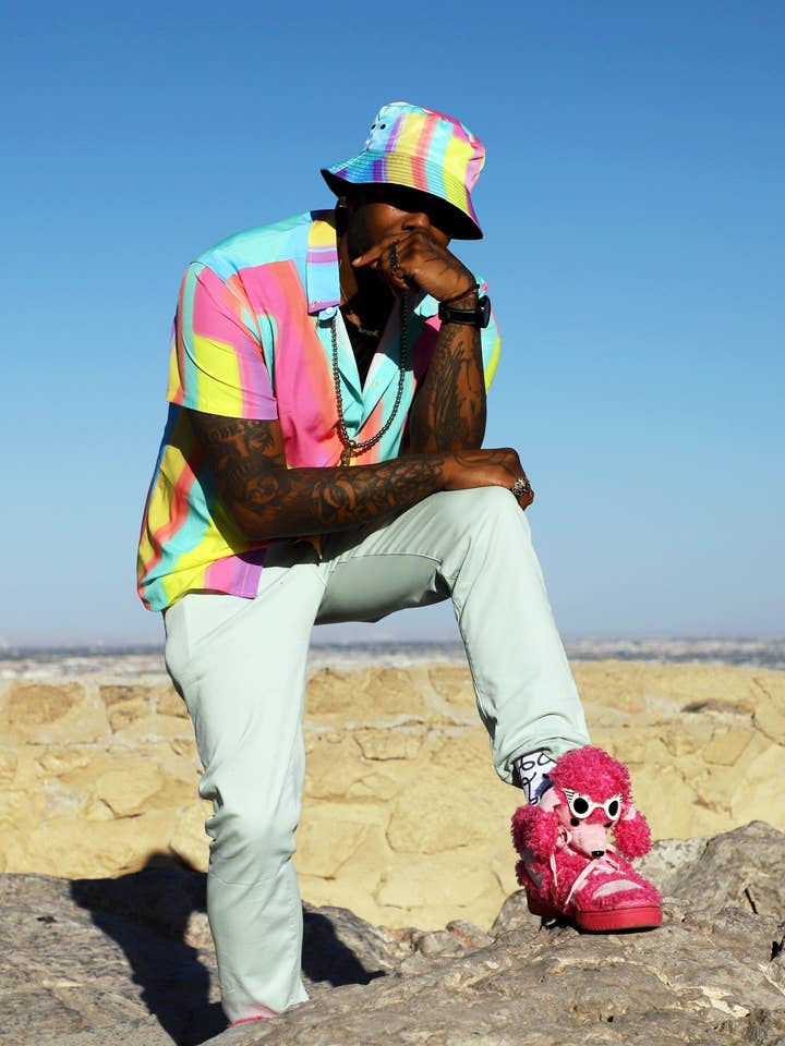 Camisa masculina Checks N Balance Allover Print manga curta por atacado de Imperial Legacy Clothing