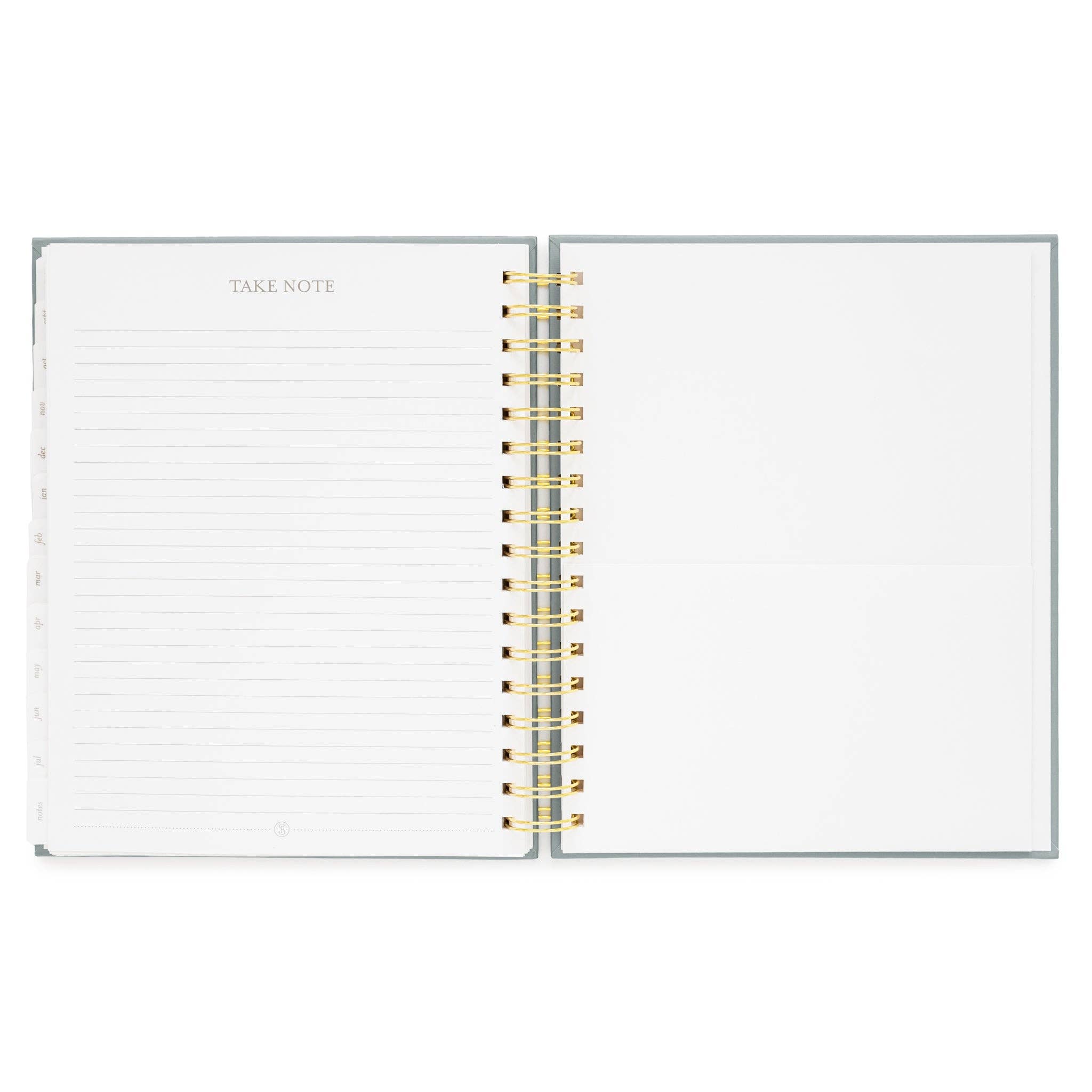 Sugar Paper - Wholesale Planner - 2025-2026 Dusty Blue Signature Spiral Academic Planner9