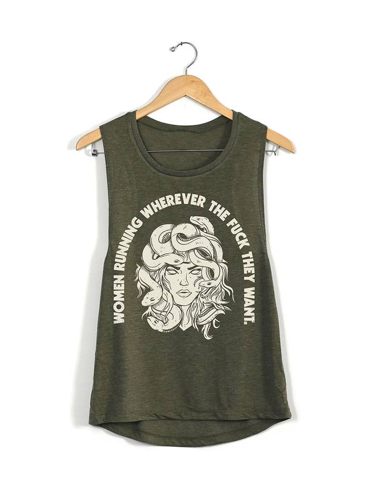 Mujeres corriendo donde quieran sin mangas para venta al por mayor de Sarah Marie Running Co