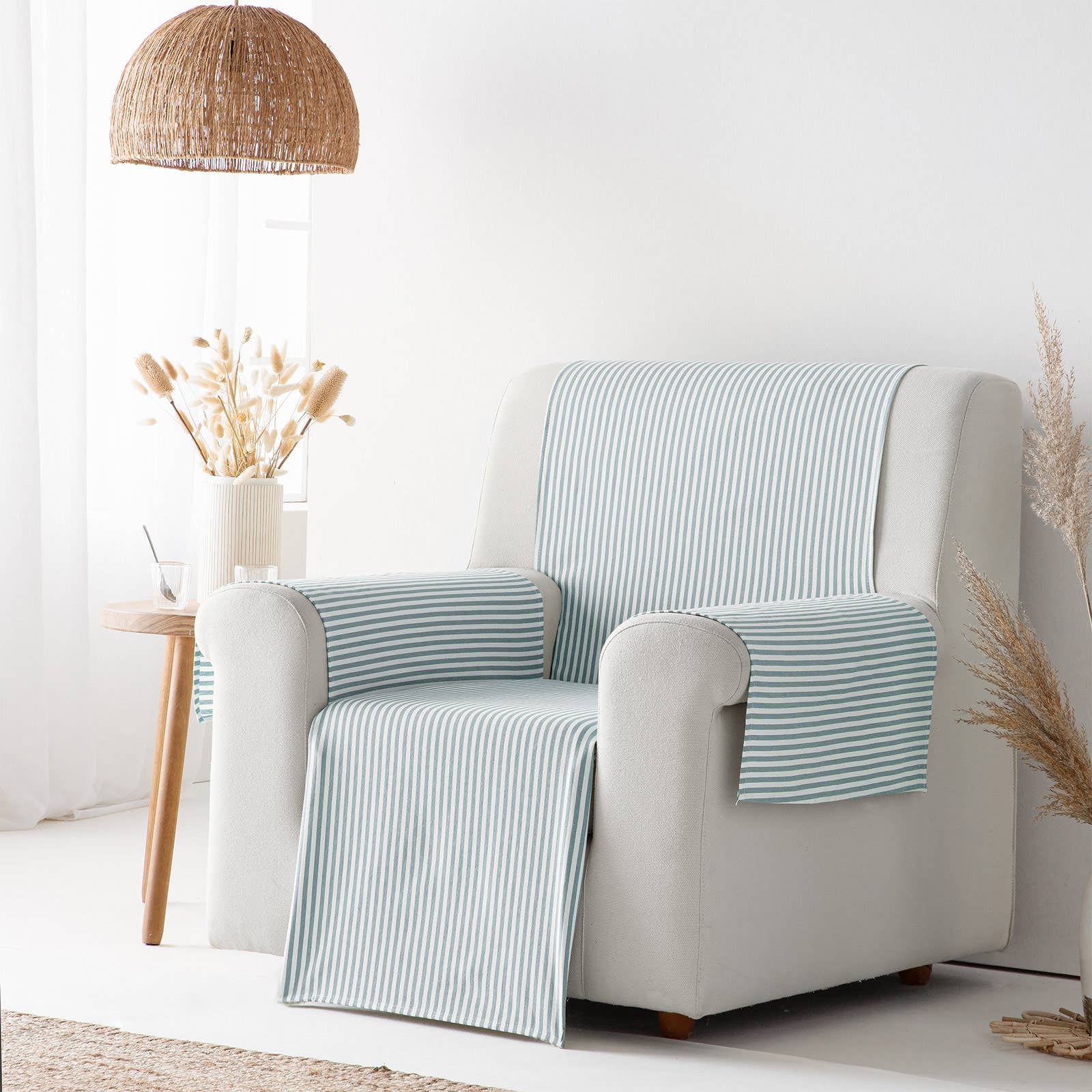 GAMUSI - Wholesale Chair/Sofa Slipcover - Smooth cotton plain sofa cover ALICANTE43