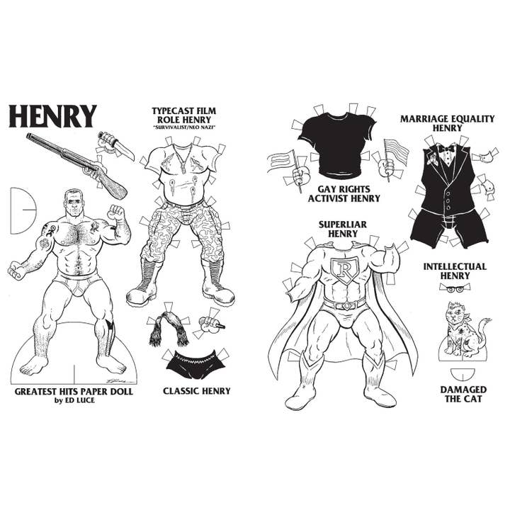 Microcosm Publishing & Distribution - Wholesale Coloring Book - Adult - Henry & Glenn Adult Activity & Coloring Book