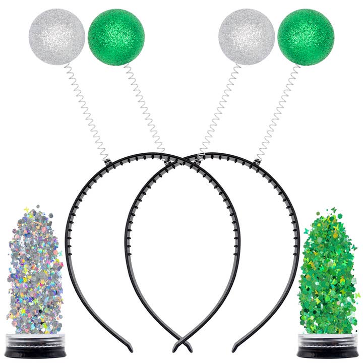 Alien Headband with Chunky Glitter - Alien Accessories for wholesale by Funcredible