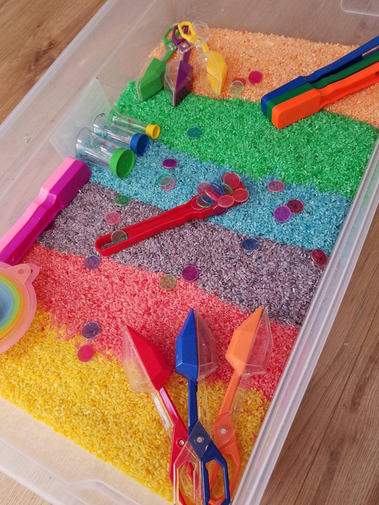 Skoolzy - Wholesale Toy Set - Kids - Fine Motor Skills Toys - Rainbow Color Sorting for Toddlers6