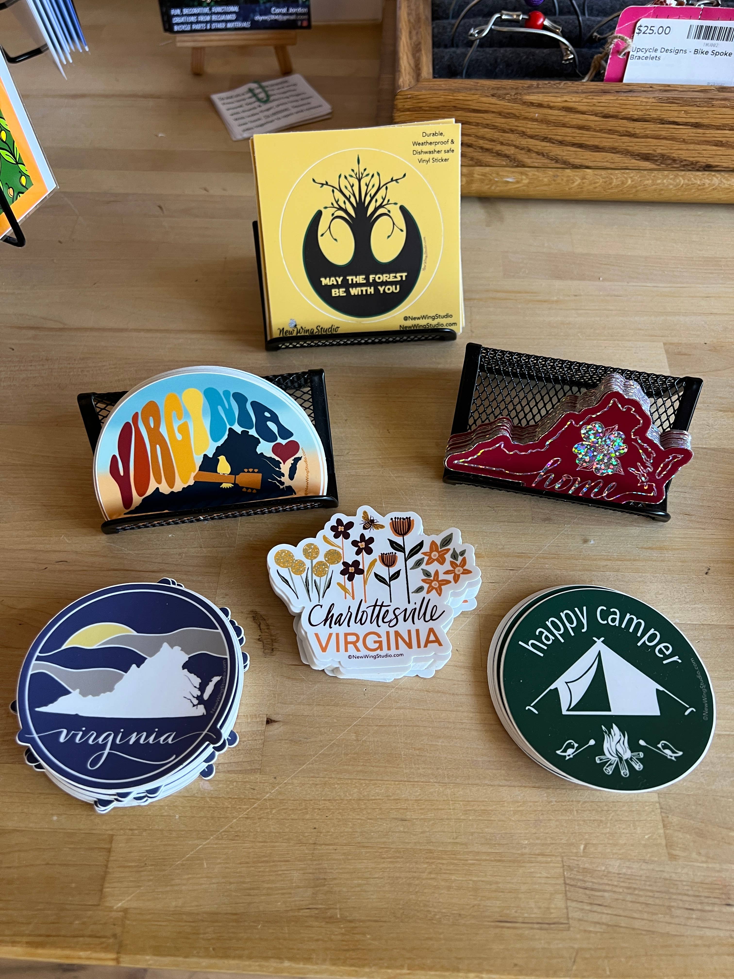 New Wing Studio - Vente Autocollant - AUTOCOLLANTS Virginia Vibe5