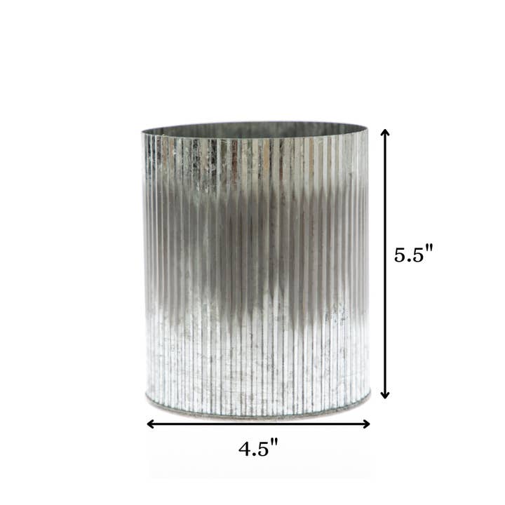 UNIMIX FLORAL – Engroshandel Vase – Tin Galvaniseret Pot Bryllup, Begivenhed & Hverdag 4.5 „x5.5"9