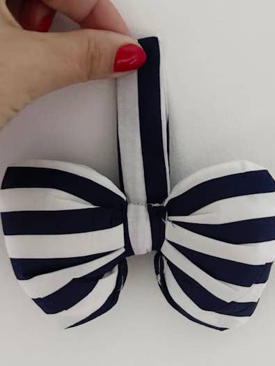 Pajarita de Rayas Azules para venta al por mayor de Tinytiny.dk