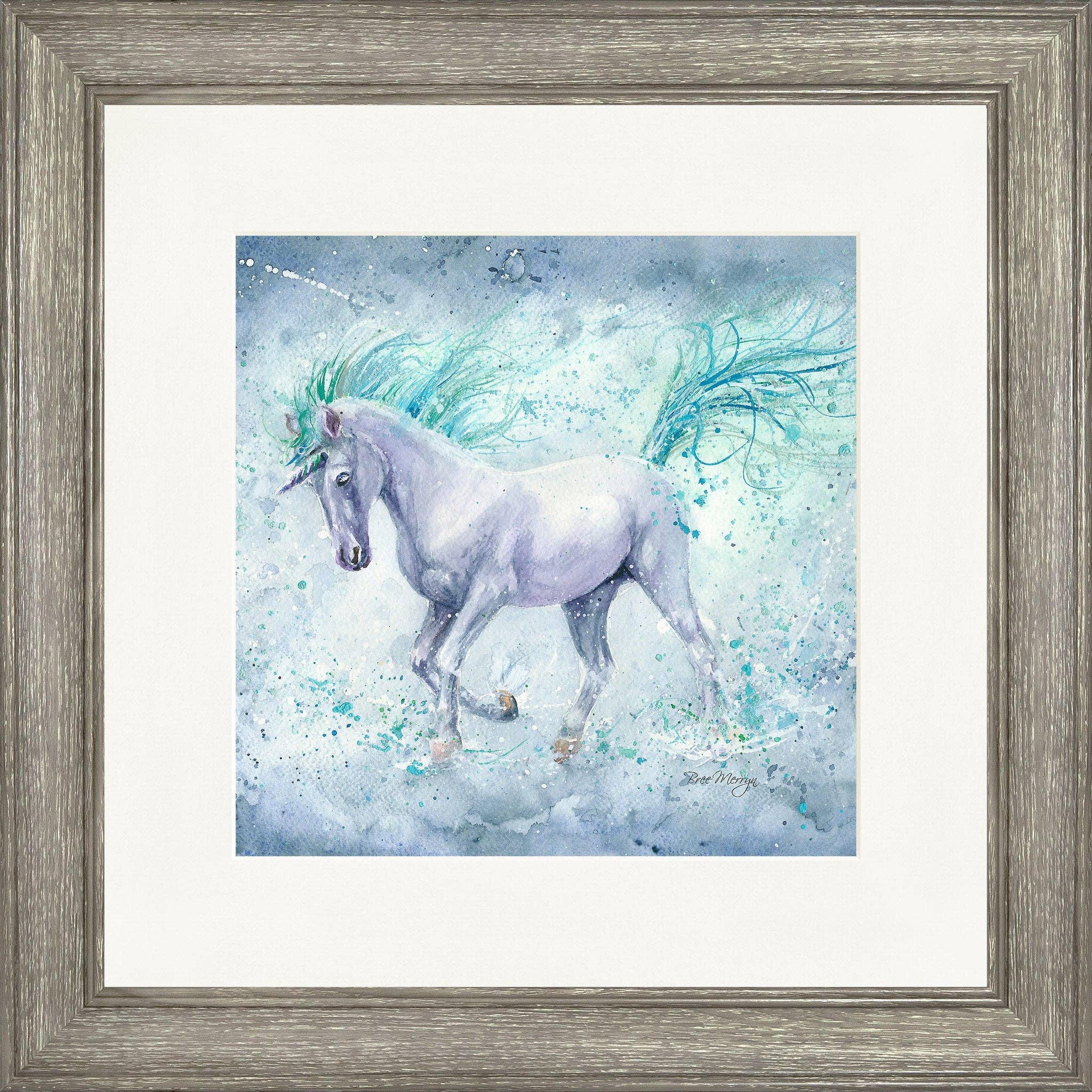 Bree Merryn Art Ltd - Wholesale Kunstprint - Silvermist vierkante ingelijste afdruk (13" of 19")5