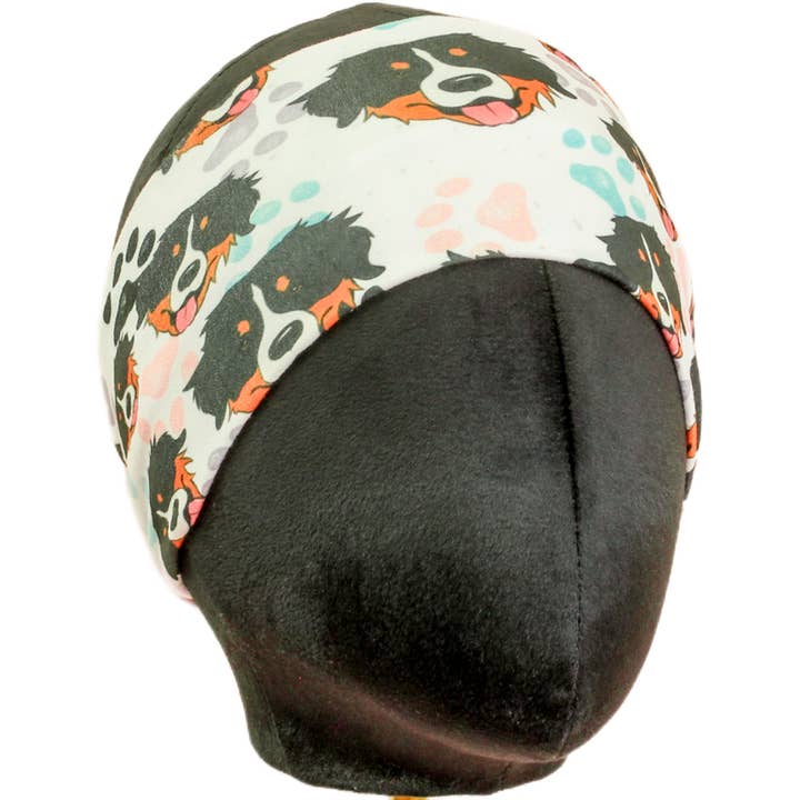 Banda de cabeça elástica Bernese Mountain Dog por atacado de The Sassy Olive Handmade Headbands