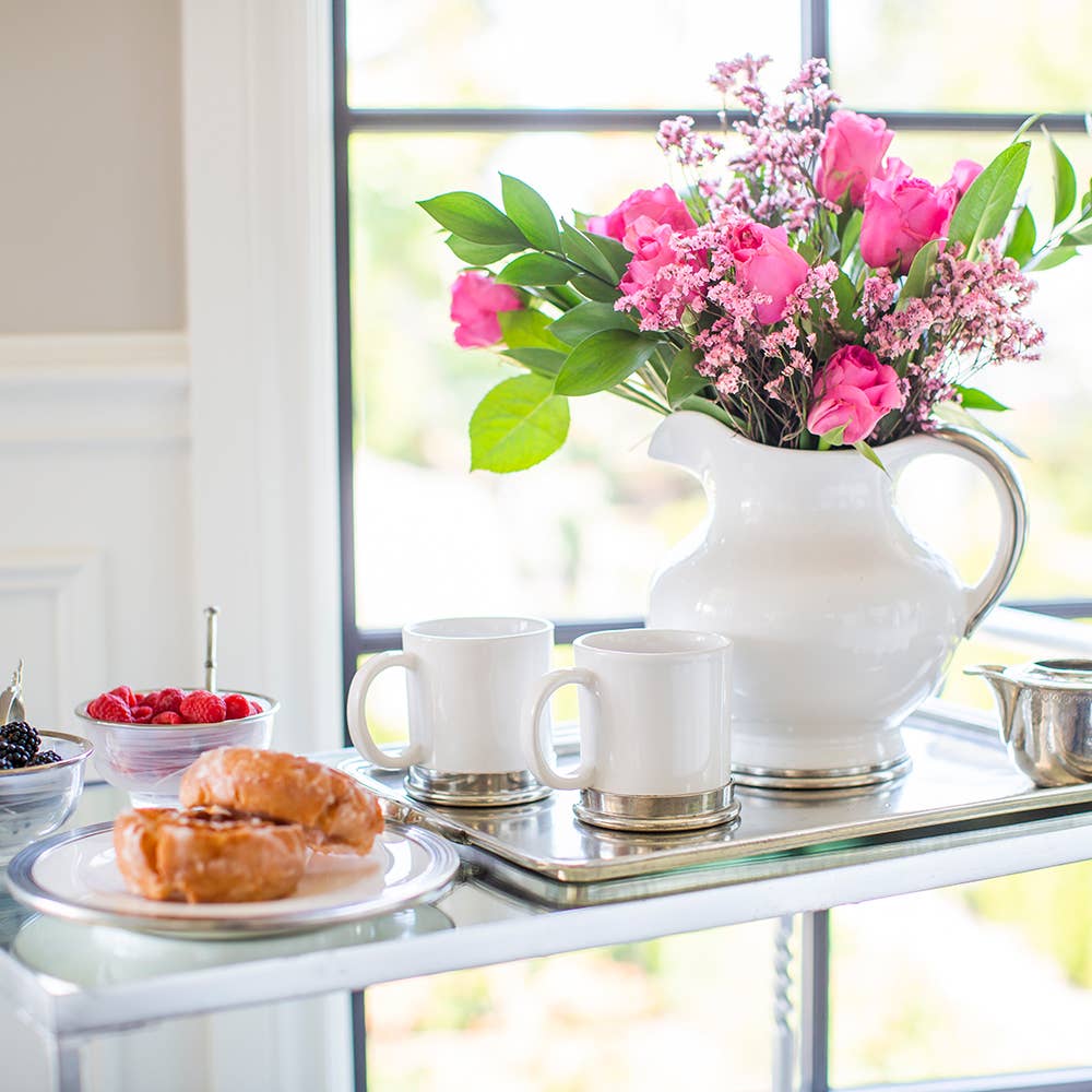 Arte Italica & Crown Linen Designs - Venta al por mayor Taza - Taza de cerámica toscana2