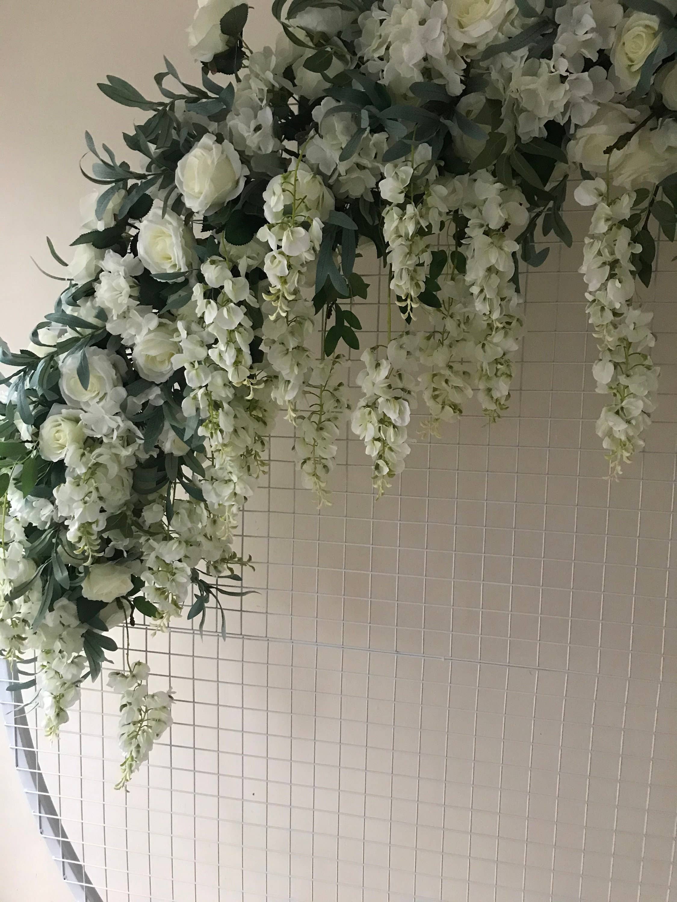 IVY CRUZ - Wholesale Bunting/Garland - Flower Garland, Flower Swag, Floral Garland, Wisteria Flower3