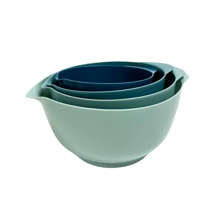 Lexi Home - Wholesale Mixing Bowl - 4-Piece Plastic Non-Skid Mixing Bowl Set in Gradient Colors