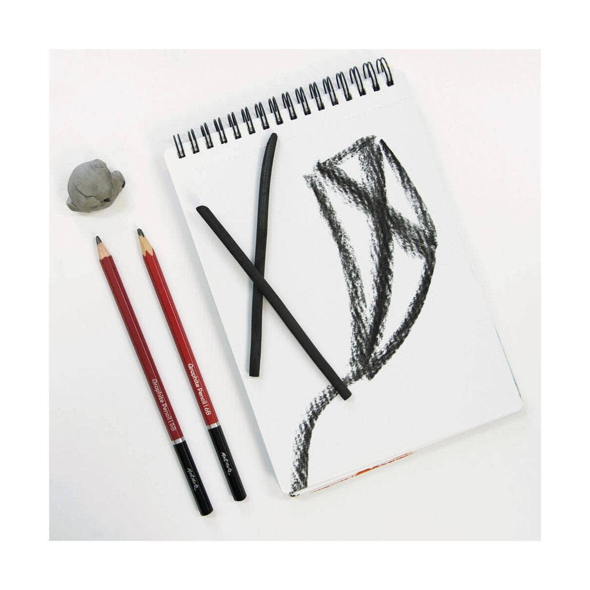 Mont Marte Usa, Inc. - Wholesale Paint/Wax Brush - Willow Charcoal Signature 12pc5