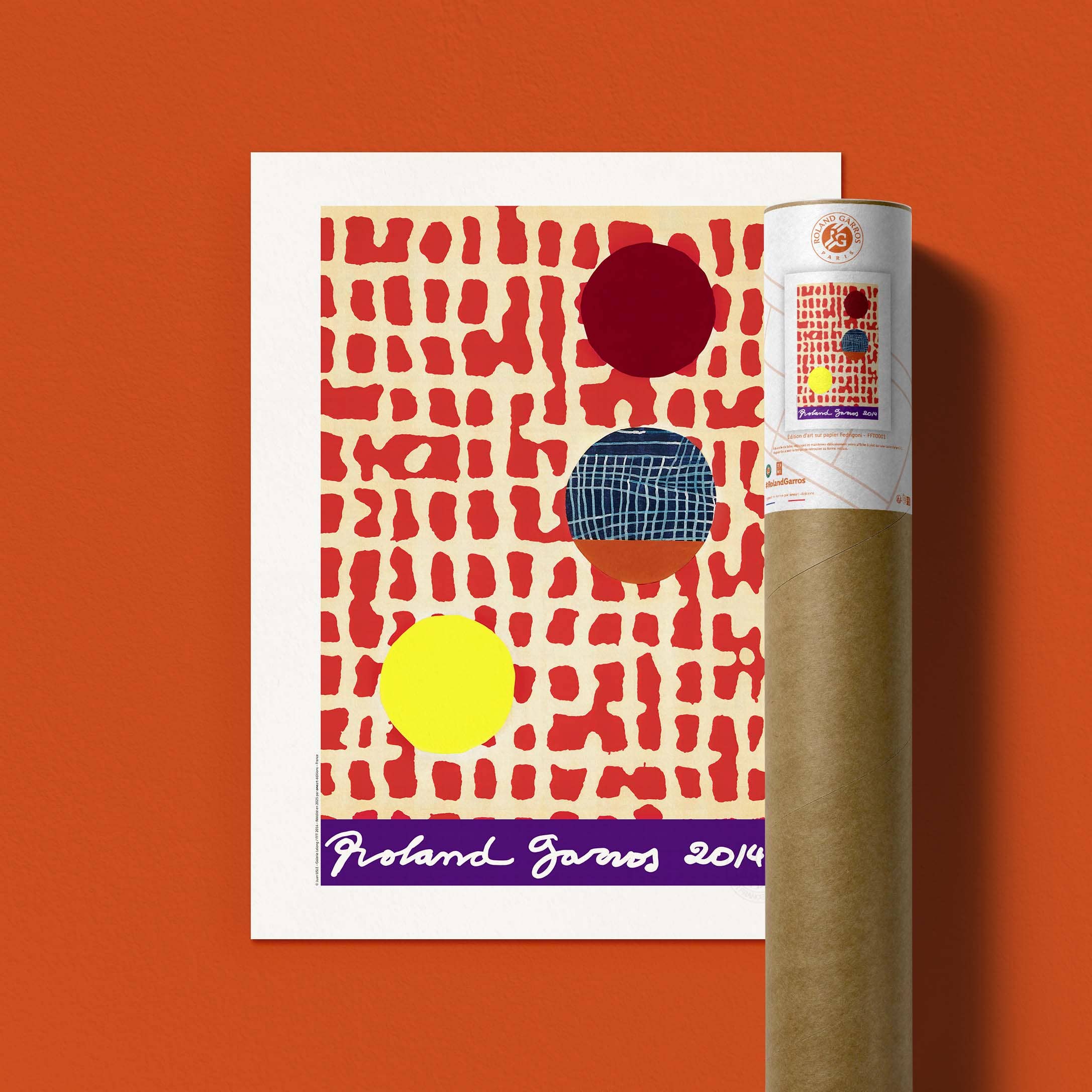 Oneart - Wholesale Poster - Roland-Garros Poster Juan Usle, 2014 - FFT00351