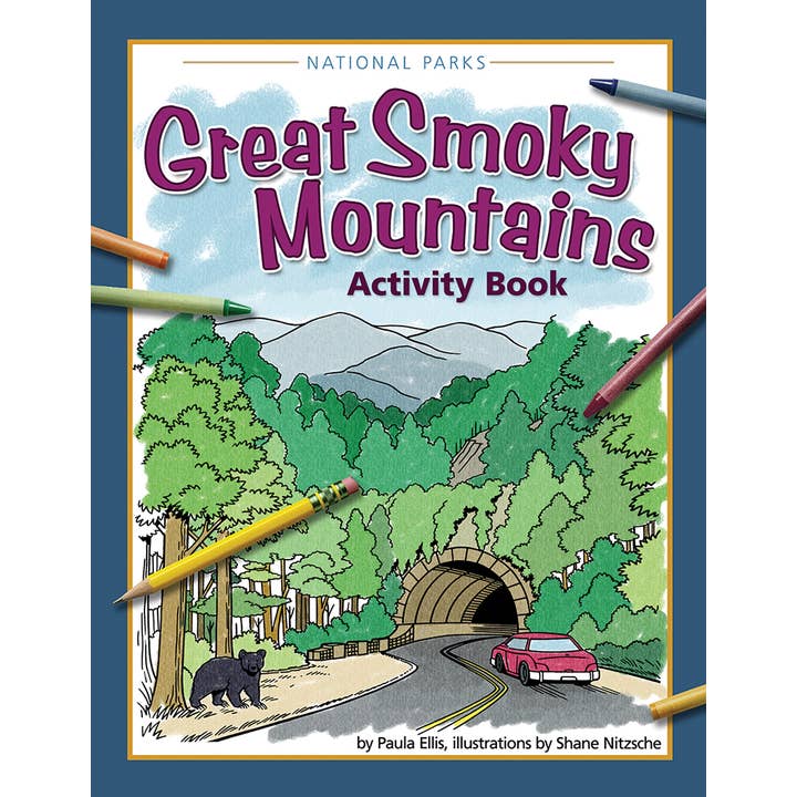 AdventureKEEN - Vente Livre de coloriage – enfant et bébé - Grand livre d'activités Smoky Mountains