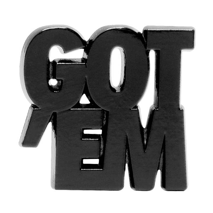 Pin de solapa Got 'Em - Negro para venta al por mayor de Kingpinz