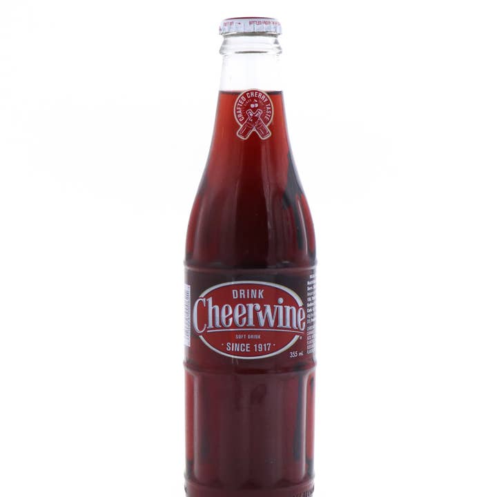 Cheerwine, 12oz Glass Bottle 12ct for wholesale by Grandpa Joe's Candy Shop