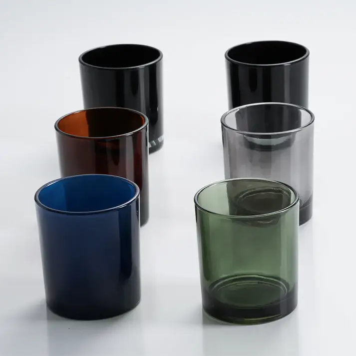 General Wax - Candle Making Supplies - Wholesale Candle Holder - 14 oz Havana Midnight - Candle Making Glass 3