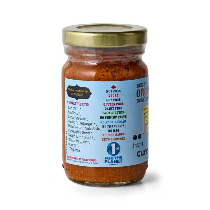 Mike's Organic Curry Love - Wholesale Chili Paste - Panang Thai Curry Paste ORGANIC2