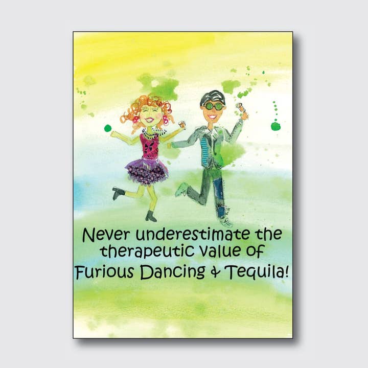 Dança e tequila por atacado de Chique Lixo Greeting Cards