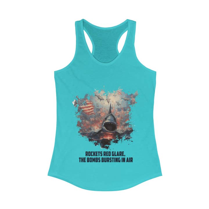 Canotta Ideal Racerback Donna per la vendita all'ingrosso da parte di 2 Sharks Apparel And More