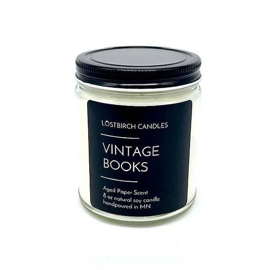 LOSTBIRCH - Wholesale Jar/Filled Candle - Vintage Books