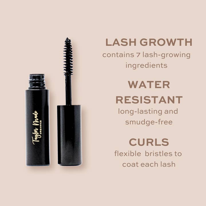Taylor Made Organics - Wholesale Mascara - Mascara | lash-growth + curl