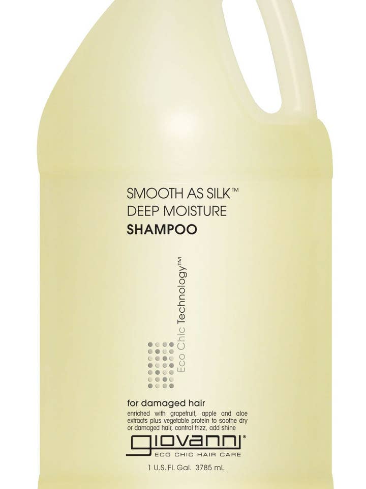 Eco Chic® Smooth as Silk Deep Moisturizing Shampoo 128oz for wholesale by Giovanni Cosmetics