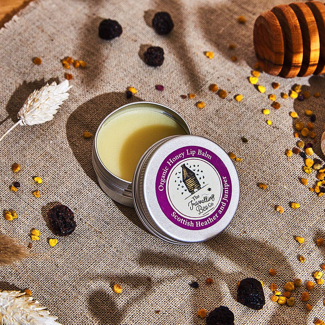 Travelling bee - Venta al por mayor Bálsamos labiales - Bálsamo labial orgánico de miel y enebro de brezo1