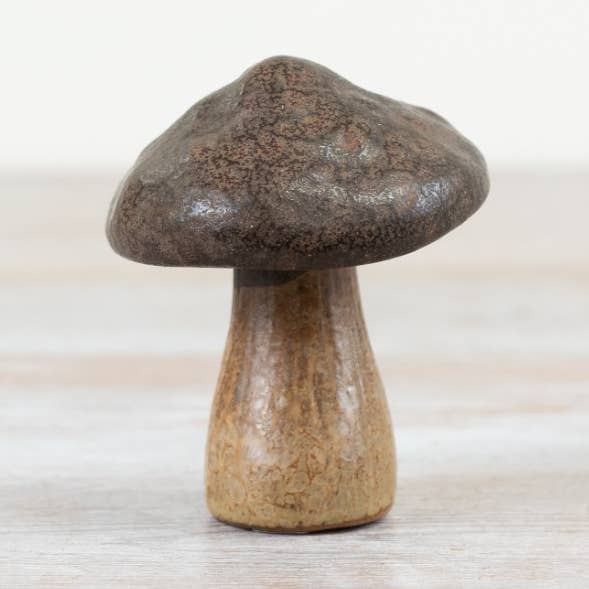 7,5 cm brauner rustikaler Pilz für den Großhandel von Gainsborough Giftware x Portland Living