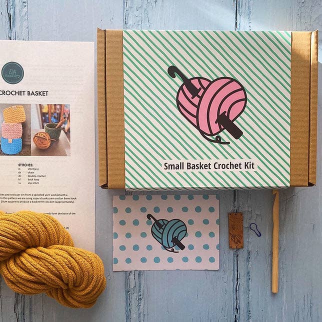 The Left Hookery - Wholesale Knitting/Crochet Supplies - Small Crochet Basket Kit4